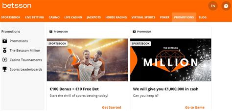 ᐈ Betsson Bonuses for 2024 .